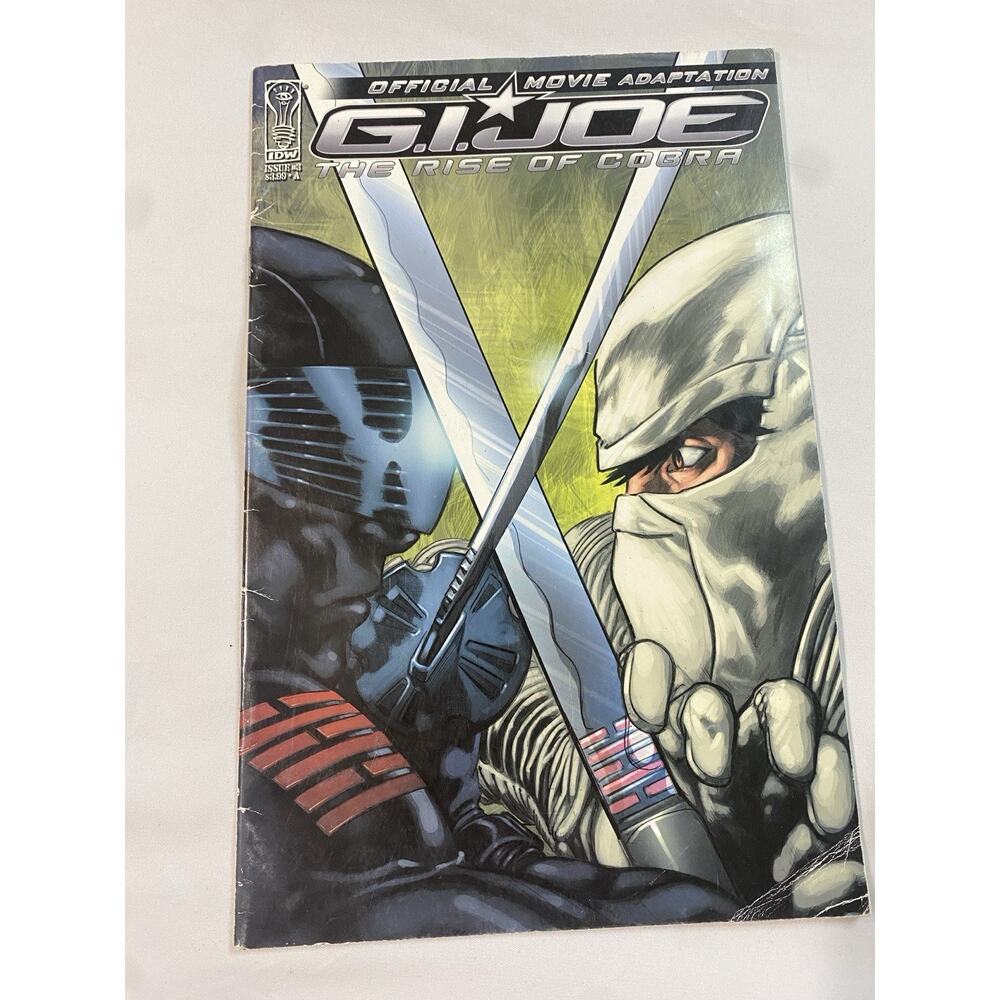 G.I. Joe Rise of Cobra #3 Official Movie Adaptation IDW 2009 Snake Eyes Cover